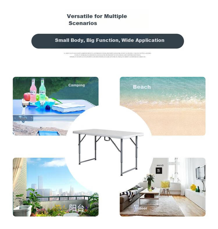 Shunyou Folding Table Outdoor Stool Promotion Table Barbecue Table Desk Computer Table Dining Table Folding Dining Table SY-020 3