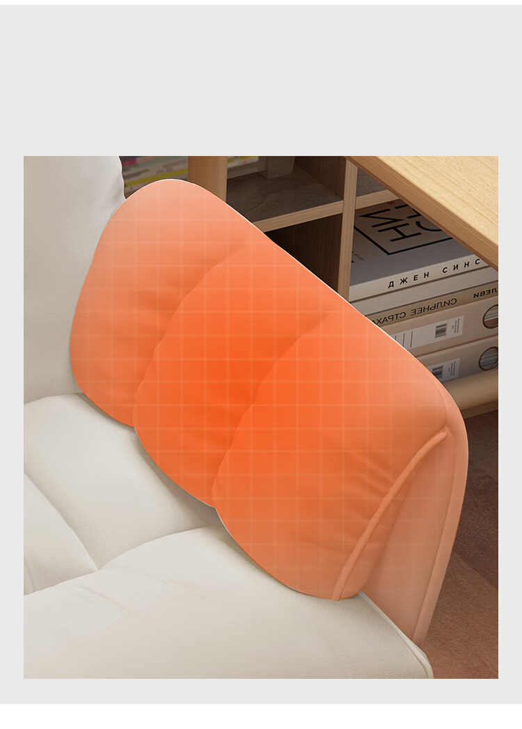Churong Computer Chair, Home Reclining Lazy Sofa Chair, Comfortable for Long Sitting, Adjustable Height Office Chair, Swivel Nap Ergonomic Chair 10