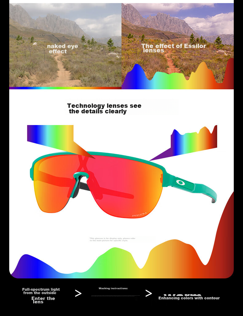 OAKLEY Cycling Glasses, Goggles, Sunglasses SUTRO (A), Sports Running Windproof Sunglasses 9406A 9