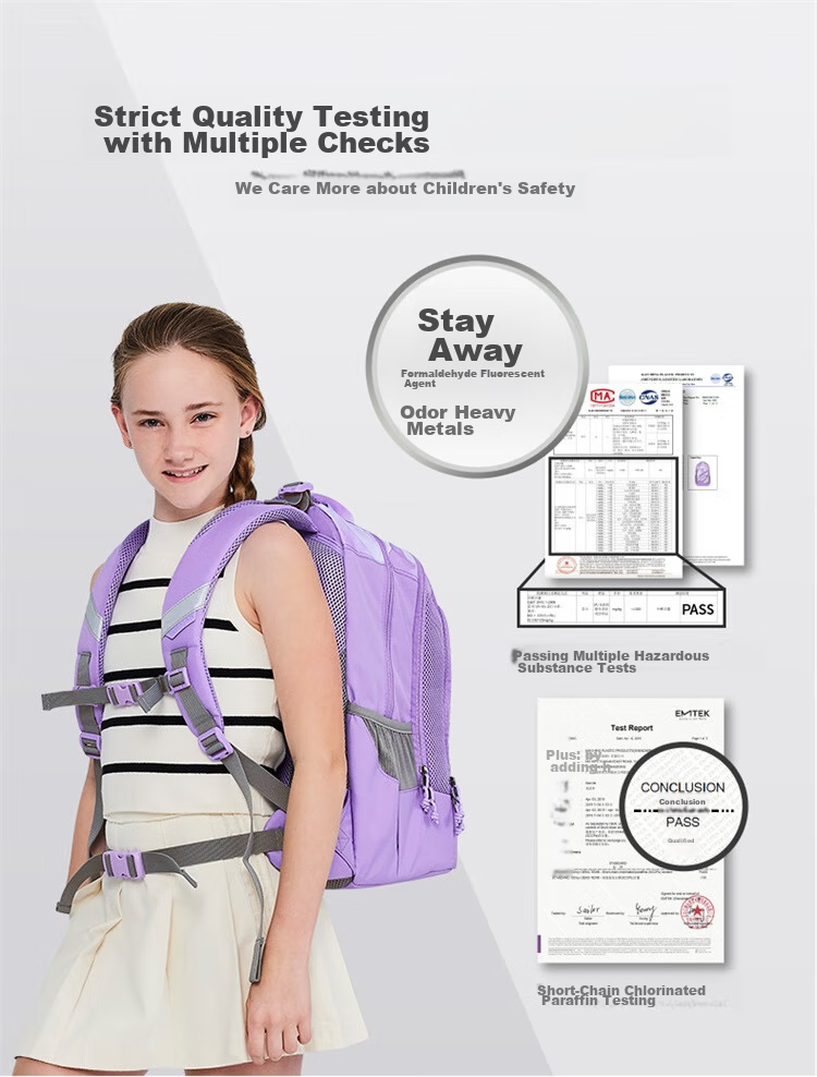TigerFamily Middle School And High School Student Backpack for Grades 5-9, Spine-Protecting And Load-Reducing Double Shoulder Bag for Boys And Girls 16