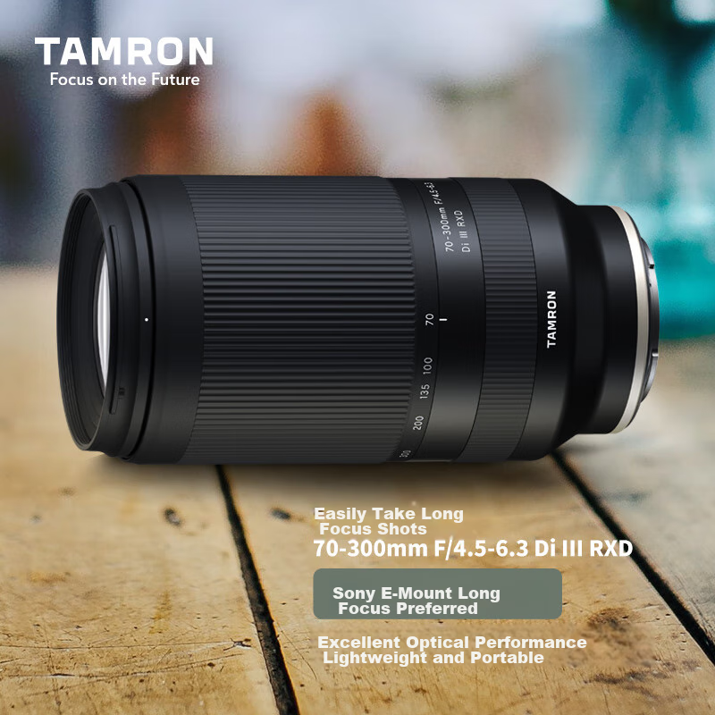 Tamron A047S 70-300mm F/4.5-6.3 Di III RXD Telephoto Zoom Lens, Sports And Wildlife, Sony Full-Frame Mirrorless Camera Lens (Sony Full-Frame E-Mount)
