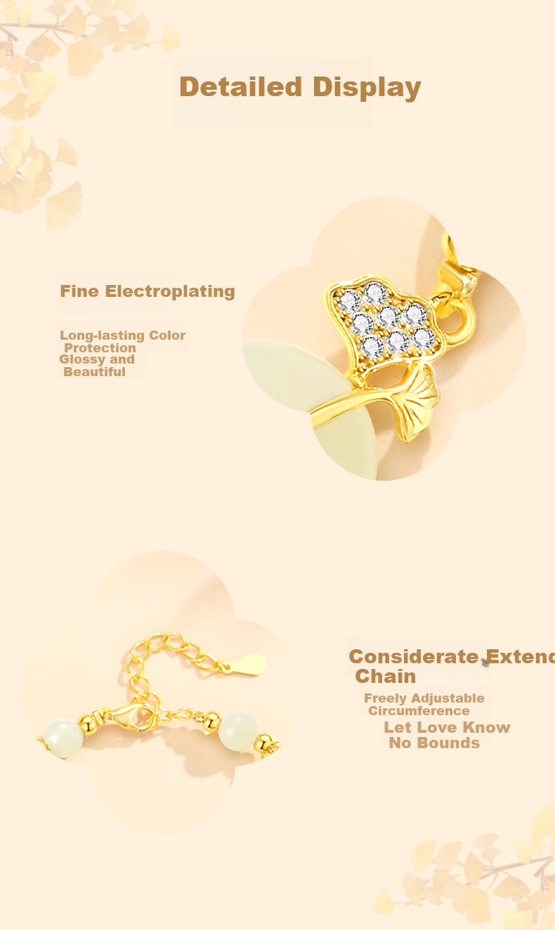 GLTEN Hetian Jade Bracelet Silver Bracelet for Women, 2026 New Light Luxury Jewelry, Birthday Gift, Anniversary Present for Girlfriend Or Wife 7