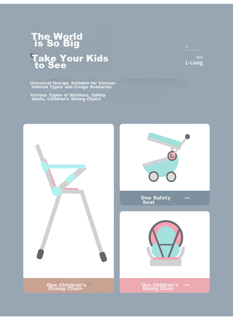 Liangliang Baby Stroller Cooling Seat Pad Ramie Newborn Cushion Children's High Chair Cooling Mat Fantasy 75*35cm 4