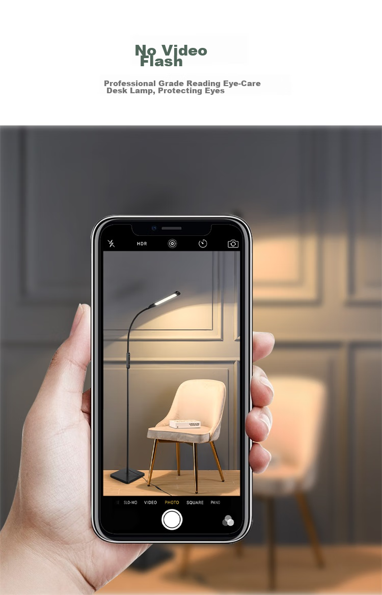 NVC Offline Voice Floor Lamp for Reading And Study, Living Room Home Use, Bedside Reading, Piano Lamp, Eye Protection, Long-Range Sound LF002 9