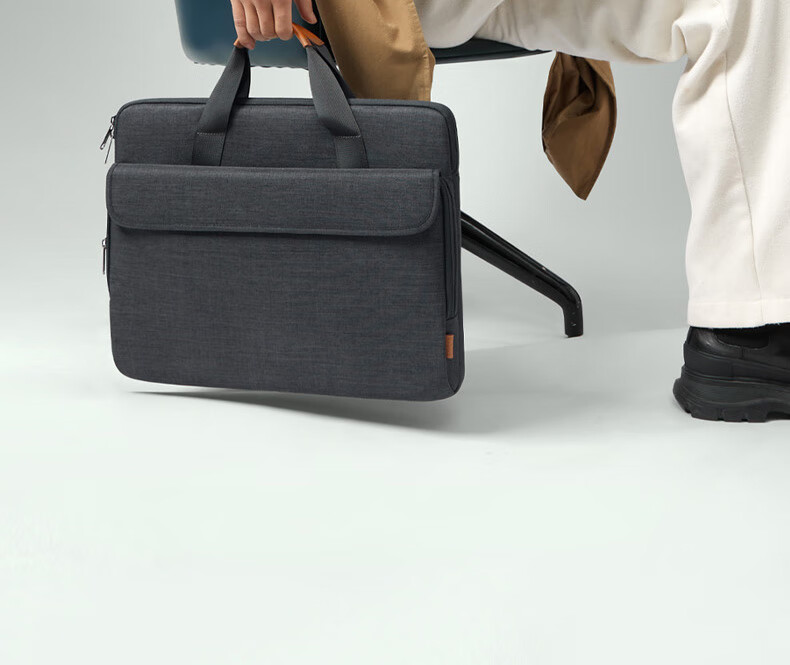 Inateck Laptop Bag Handheld Notebook Shoulder Bag for Apple Huawei Lenovo Xiaoxin Hand Carry - Gray 13.3 Inch 2