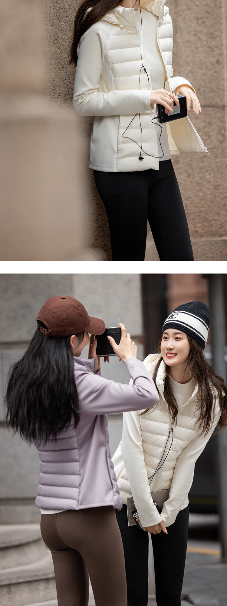 Dme [Cloud Souffle] Winter Dopamine Slim Waist 90% Duck Down Lightweight Warm Versatile Women's down Jacket 12