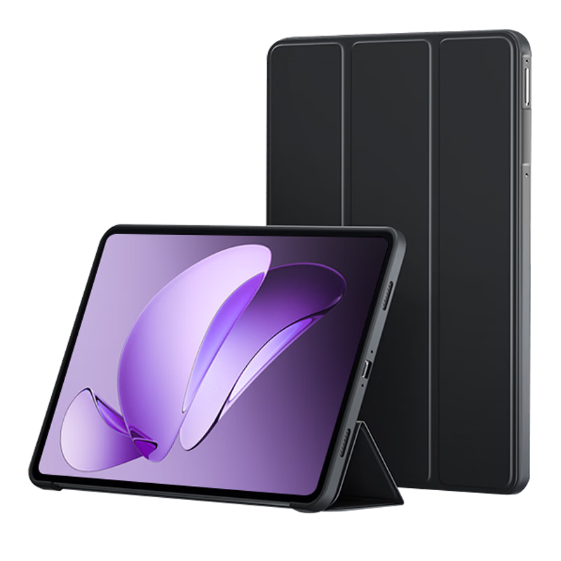 BIAZE Compatible with OPPO Pad3 2024 Protective Case, OPPO Tablet 11.6-Inch Protective Cover, Smart Sleep-Wake Thin Case PB559-Jiangang Black