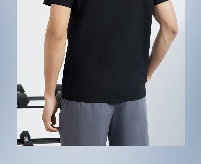 361° Men's Short Sleeve T-Shirt Spring Summer Polo Shirt Sportswear Fitness Loose Ice Silk Sun Protection 652524103D-6 34