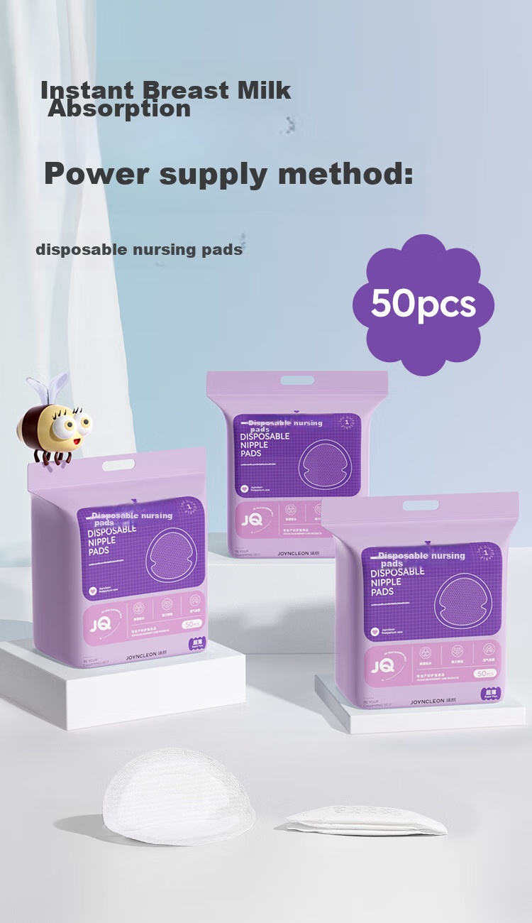JOYNCLEON Breast Pads, Disposable Ultra-Thin Breathable Leak-Proof Nursing Pads for Postpartum Use, Jyp59311 2