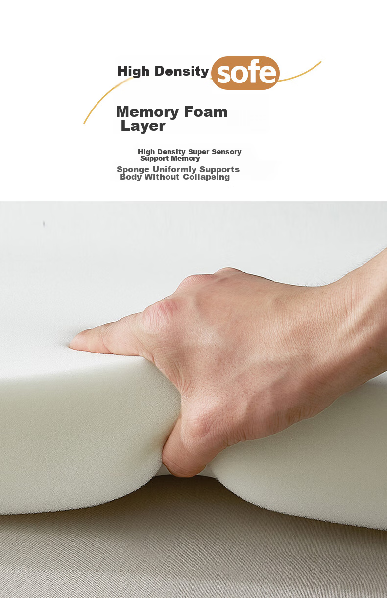 Sushidai Latex Memory Foam Mattress, Class A, 1.5-Meter Simmons Mattress, Thickened Foam Tatami Soft Pad, 150*200 9