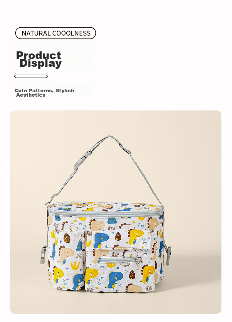 Nanjiren Stroller Bag, Carriage Bag, Mommy Bag, Handheld Shoulder Bag, Baby Multi-Functional Outdoor Bag 11