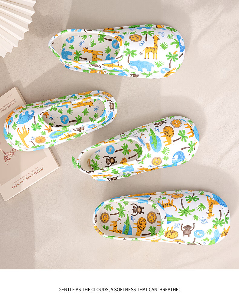 FOOTOPPO Fabric Sole Heel Slippers for Crawling Mat Adults Crawling Mat Shoe Covers Home Floor Shoes Indoor Floor Shoes 5