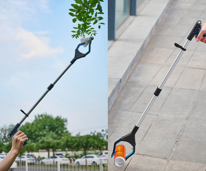 Sitoo Trash Picker, Sanitation Garbage Grabber, Foldable Magnetic Trash Collector, Extended Handle Non-Slip Garbage Picker 2
