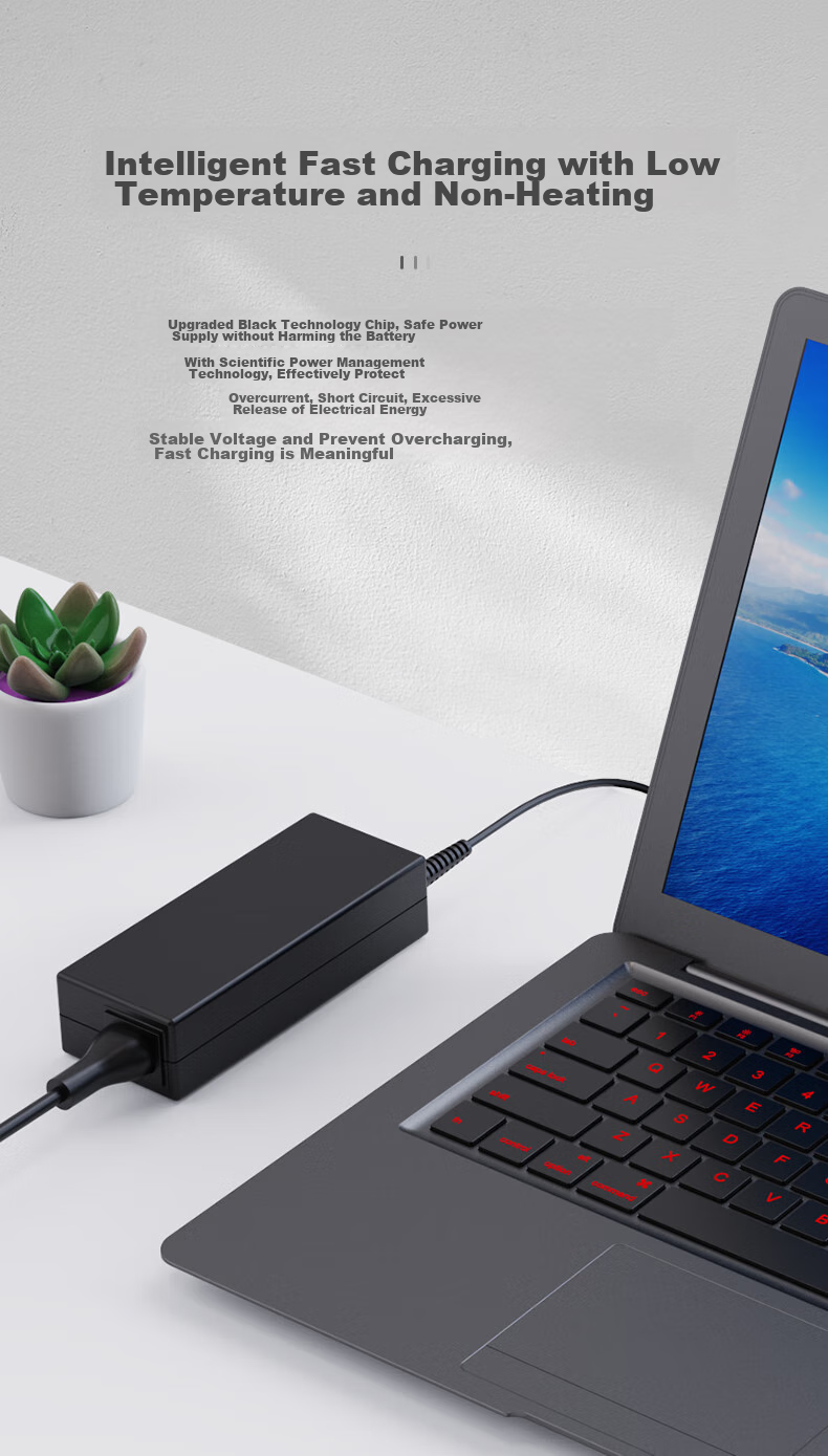 Elei Compatible with Shenzhou Xuanlong A40L-741 K610D Laptop Power Adapter Charger Cable, 19V 4.74A Small Plug 4.0*1.7 4