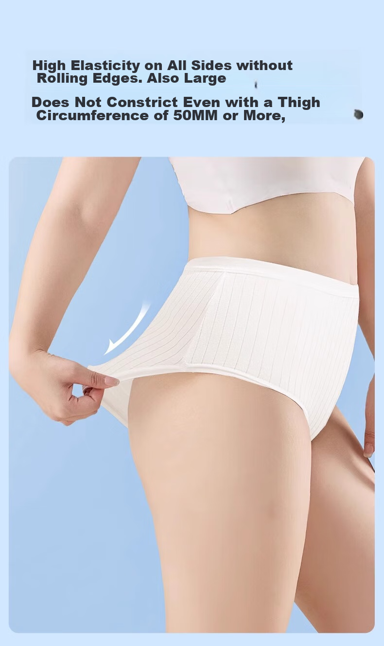 CHUYISHENG Disposable Underwear, Large Size for Women, 200 Jin, Sterilized Daily Disposable, Postpartum Antibacterial, Maternity Plus Size for 300 Ji 16