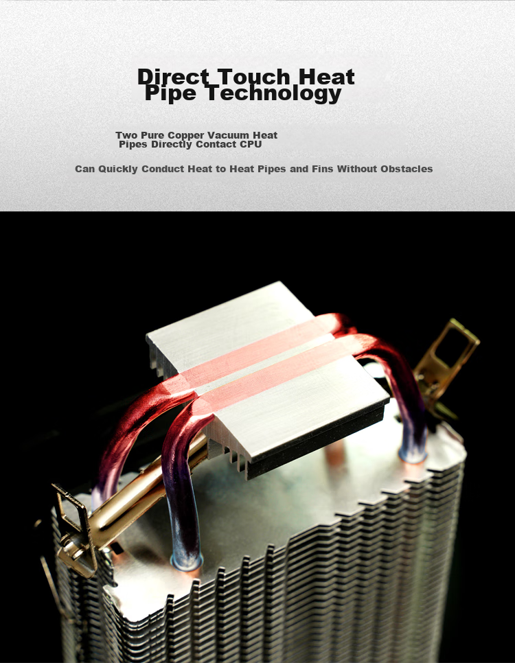 JONSBO CR-1200E Tower CPU Cooler (RGB Lighting Effects, 2 Heat Pipes, 9cm Fan, Multi-Platform Support, Thermal Paste Included) 8