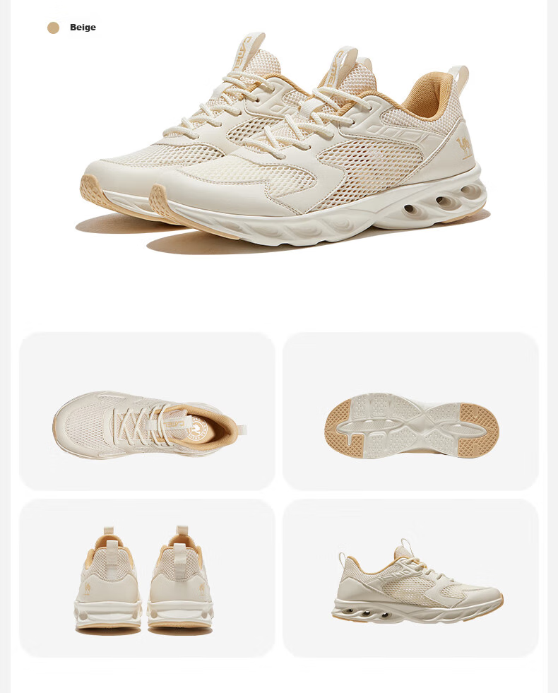 CAMEL Sports Shoes, New Summer Men's Shoes, Breathable Mesh, Non-Slip Shock-Absorbing, Casual Sneakers for Fathers And Elderly 28