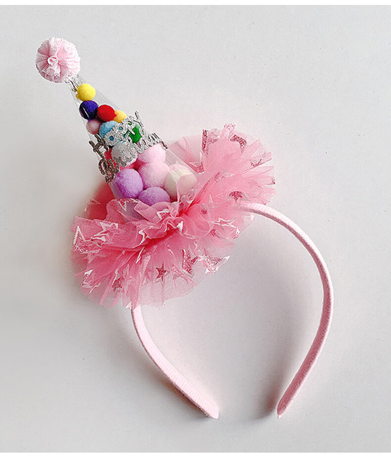 Duomeiyi Birthday Hat, Birthday Scene Decoration, Girl's Birthday Props, Atmosphere, Adult Dress-Up, Children's Birthday Party Decorations 7