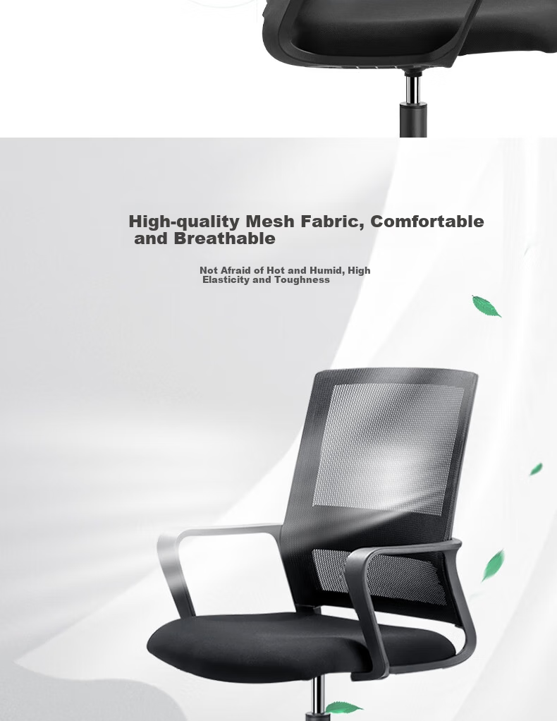 Deli Office Chair Small T, Simple Lumbar Support, Ergonomic Computer Chair, Staff Mesh Chair, 4901T 5