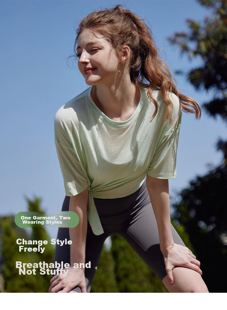 XUEXIMAN Yoga Top for Women, Elegant Slimming Sports Tank Top, Running Fitness Spring And Summer Pilates Cover-Up 1