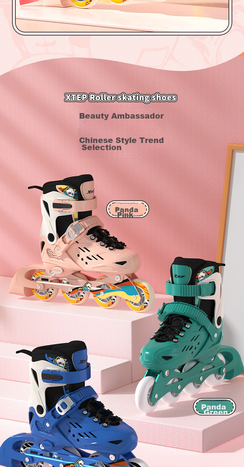 XTEP Roller Skates for Children, Inline Skates for Girls, Roller Shoes for Kids And Boys [Essential for Primary And Secondary School Roller Skating Courses] 18