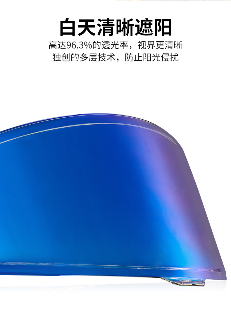 ENKIDU Lens for Shoei Z8 X15 Helmet Day and Night Use Night Rider Photochromic Replacement Lens 2