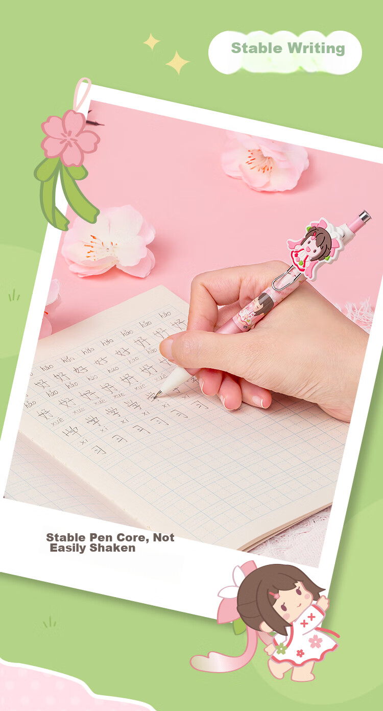 COMIX Huaxiansi Mechanical Pencil Set, 0.7mm, Mechanical Pencil Series, 1 Pencil + 1 Box of HB Lead Refills, Student Exam Gift Box, MWMP0013 5