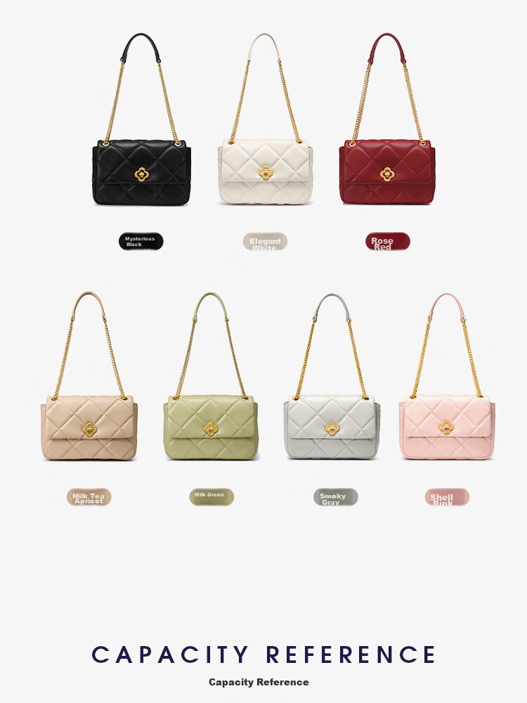 NUCELLE Women's Handbag, 2026 Underarm Chain Light Luxury Chanel-Style Quilted Shoulder Crossbody Bag for Women, Birthday Gift for Girlfriend 10