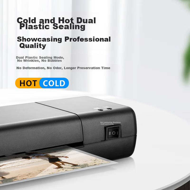GEPAD Home And Office Photo Laminator A4 Laminating Machine Small Commercial Photo Laminator Stylish Appearance Packaging Machine GP-S4