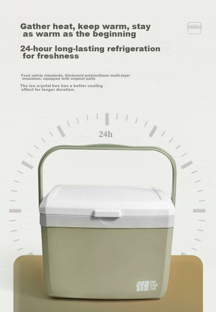 TAN XIAN ZHE Insulated Cooler Box, Outdoor Camping Large Capacity Refrigerator, Commercial Use for Street Vendors, Cold Storage Box, Car Ice Bucket 15