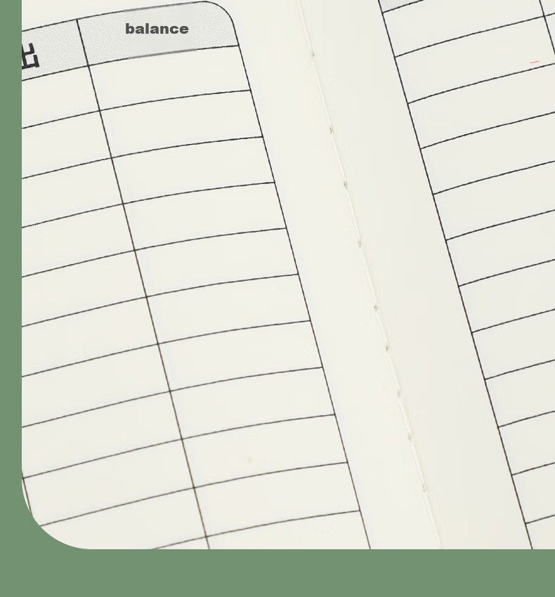 Faramon Cash Journal, Daily Expense Tracker, Square Notebook, Household Budget Planner, Expense Record Book, Savings Account Ledger, Gree 18