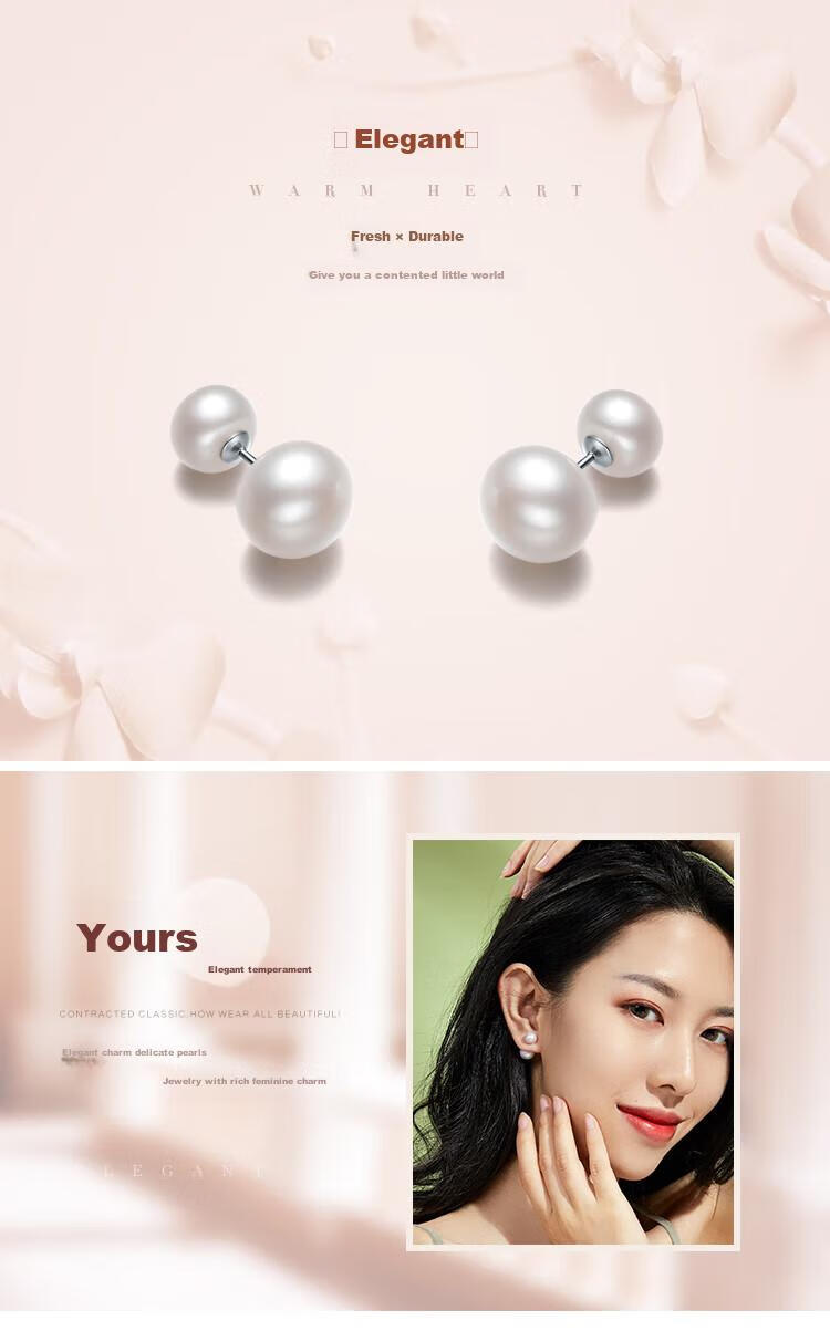 PearlQueen Freshwater Pearl Earrings for Women, Elegant Sweet Versatile Pearl Studs And Hoop Earrings, Mother's Day Gift 1