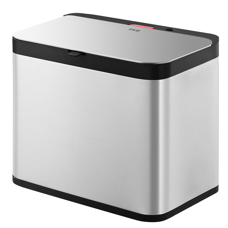 EKO Tea Residue Trash Can 6L+4L, Stainless Steel Household with Lid, Double Bin for Dry And Wet Waste, Large Size, Recommended by Zhang Ruoyun, Model 9393