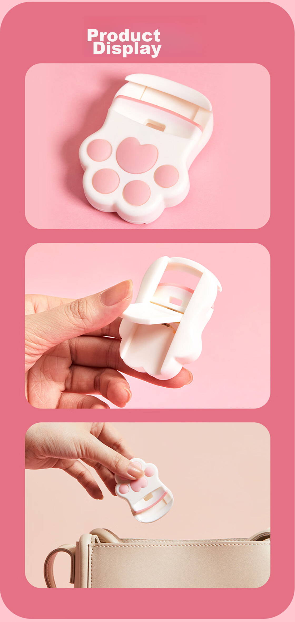 MINISO Heart-Shaped Curled Sunflower Eyelash Curler 1 Piece 3