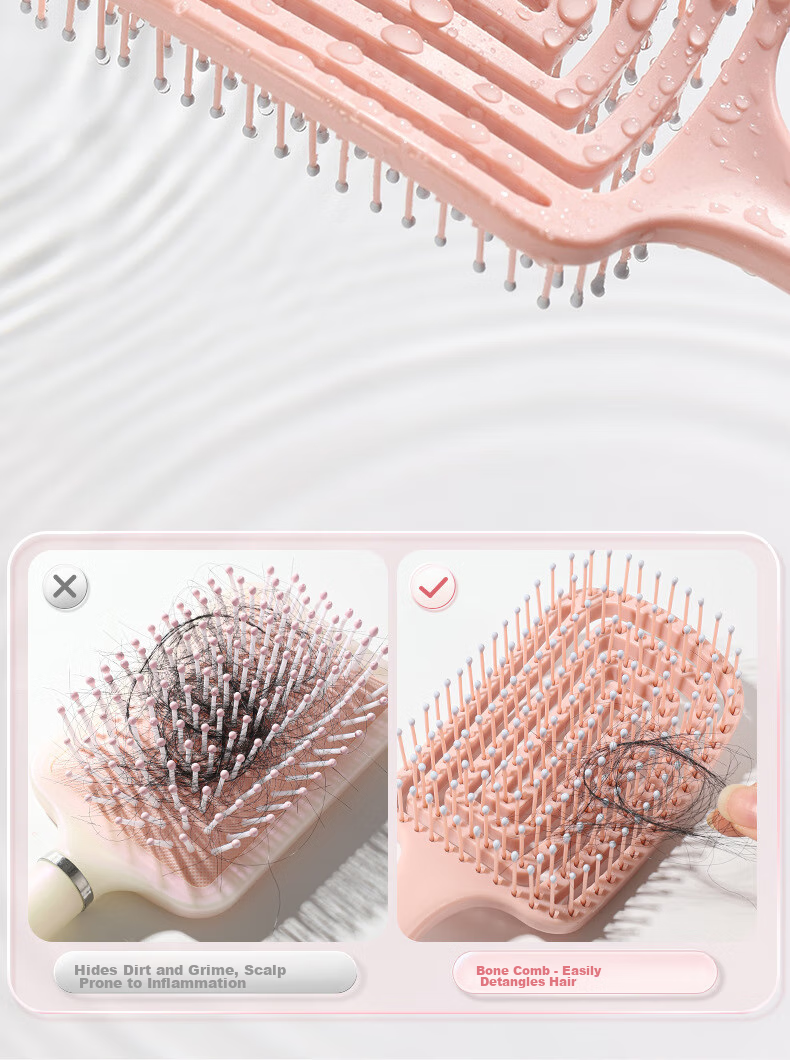 GECOMO Hair Styling Comb, Barbershop Wooden Comb for Men And Women, Fine And Coarse Teeth, Pointed Tail Comb, Steel Needle Heat-Resistant Comb, Stylist Tool, 4 Pieces 13