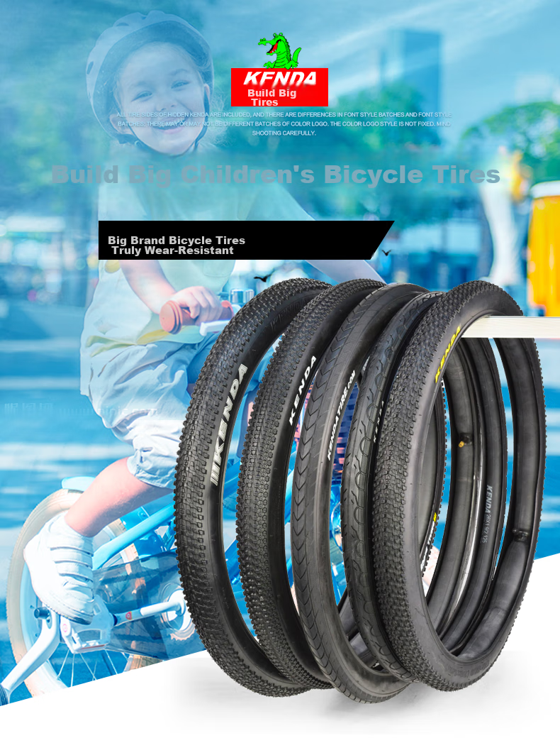 KENDA K50 Children's Folding Bicycle Outer Tire, 16X2.125, Wear-Resistant Outer for Children's Bikes, Mountain Bike Tire, Non-Slip, Large Particles, Black 1