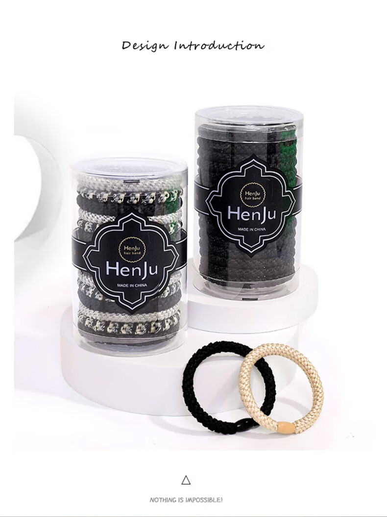 Chense Braided Hair Ties [15 Pieces], Hair Bands, Elastic Hair Bands, High Elasticity Rubber Bands for Ponytails And Hair Ties 3