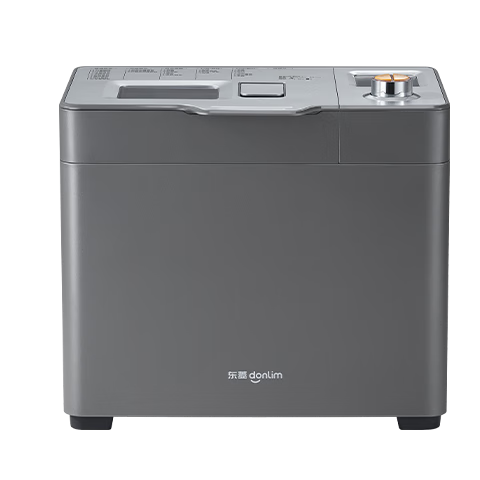 Donlim Fully Automatic Sugar-Free Bread Maker, Large Capacity, Intelligent Dual-Sprinkle, High-Power, Programmable, Multifunctional Bread And Pastry Machine, Ice Cream Maker DL-1352 Gray