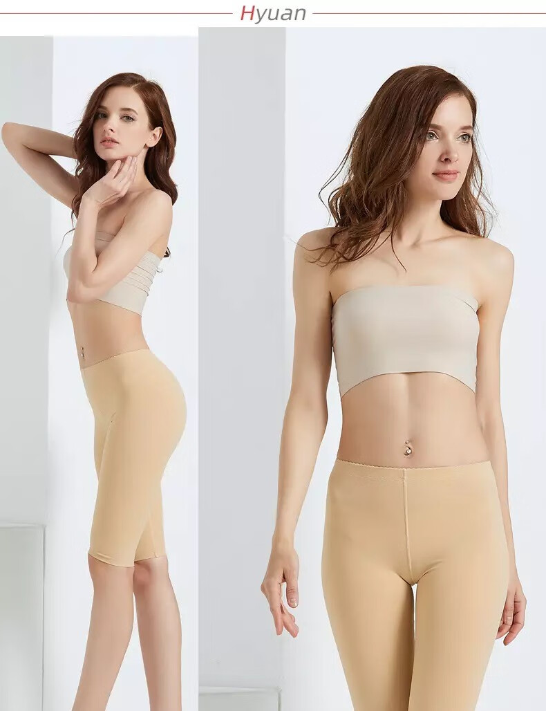 Darenyouxi 26 New Shapewear Leggings, Slimming Body Shaper Pants, Post-Liposuction Shaping Tights, Black Knee-Length Shorts, Size M 8