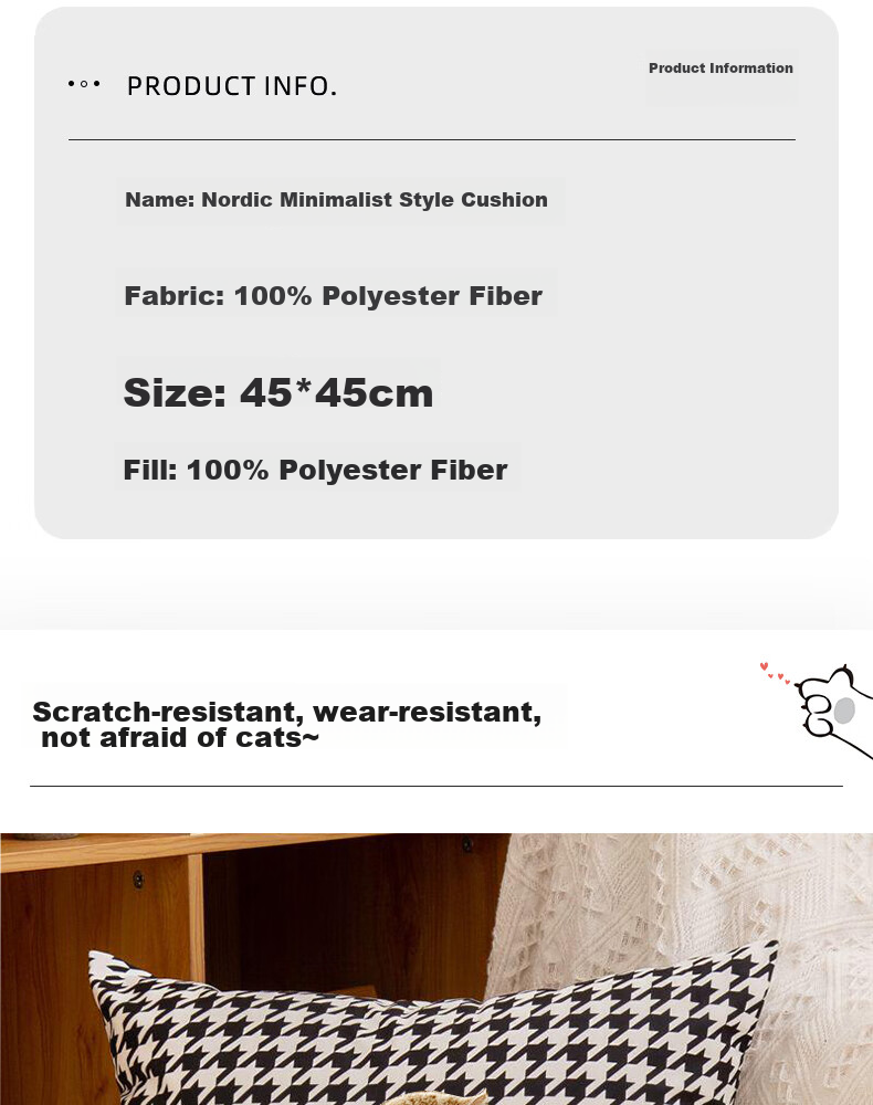 Ali Pillow Sofa Cushion Headboard Backrest Bed Waist Pad Office Lumbar Support Throw Pillow Cover with Inner Filling, 45*45 Qian Ge Bird Patter 6