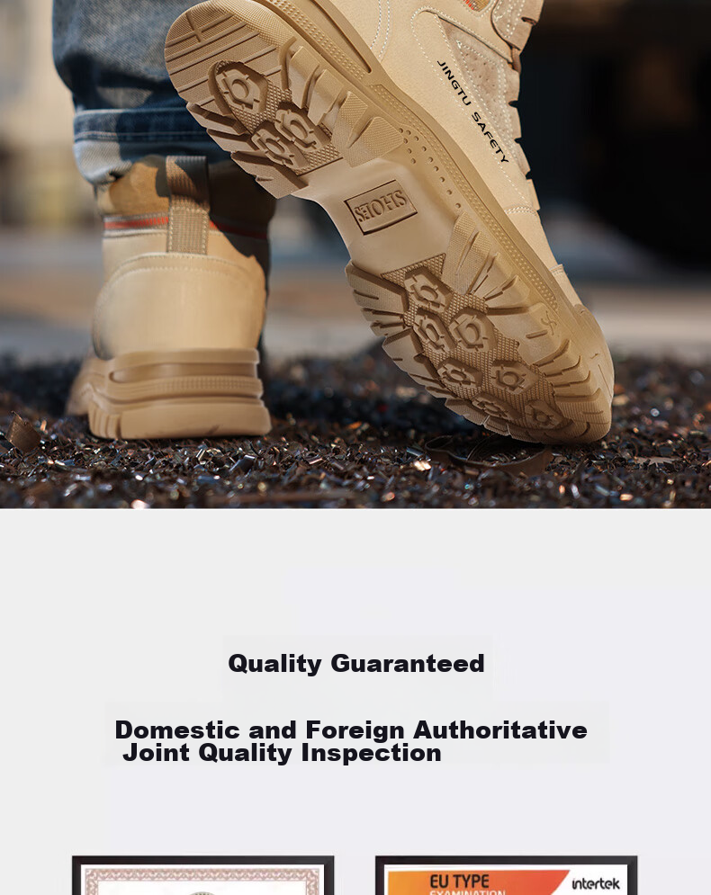 Jingtu High-Top Safety Shoes for Men, 10KV Insulated, Electrician Anti-Smashing Puncture-Resistant Safety Functional Shoes E3087-J Size 43 9