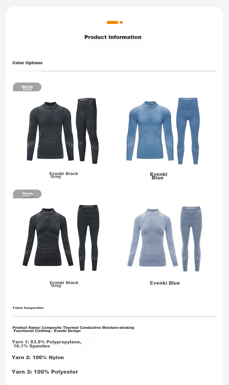 SURPINE Fearless Series Oqunke Design Quick-Dry Moisture-Wicking Ski Warm Functional Jacket for Men And Wome 12