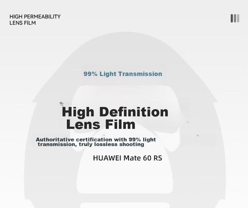 BLUEO [Transparency 99%] Lens Protector for Huawei Mate 70 Pro, High Definition Clear 99AR Anti-Reflective Mate 70 Pro+ Rear Camera Protective Film, Transparent 2