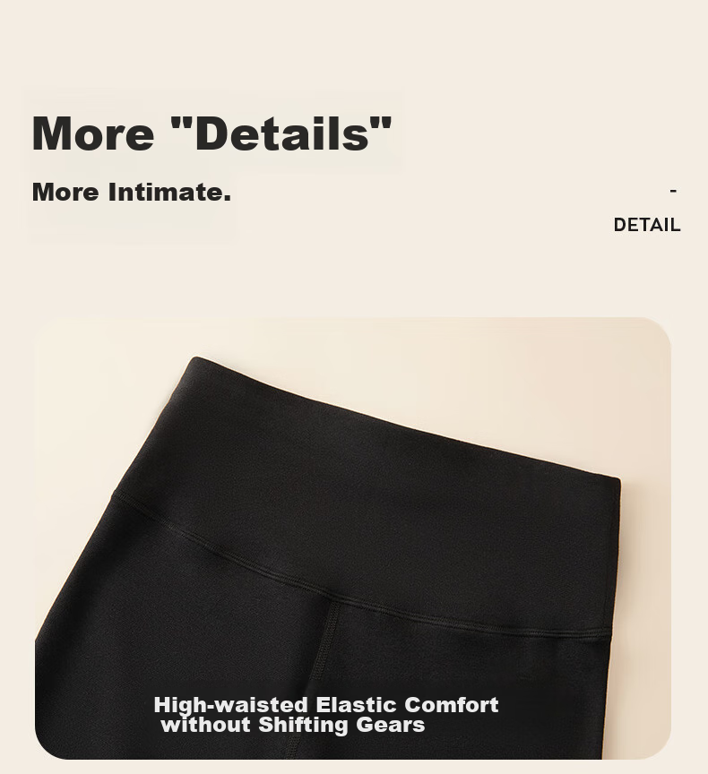 MiiOW [High-Waisted Butt-Lifting] Cashmere Silk Moisturizing 10A Antibacterial Far-Infrared Heating Barbie Thermal Pants 13