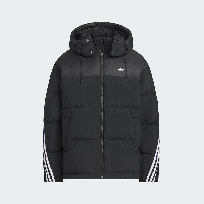 Adidas Originals Men's 3S PUFFER DOWN Short Down Jacket KC0173 Black L 3