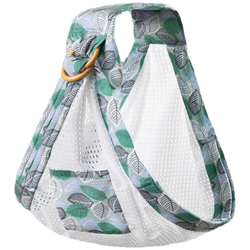 Aibaoshi Baby Carrier Mesh Breathable Multifunctional Nursing Cloth Horizontal Front-Facing Baby Carrier M629 with Drool Bib