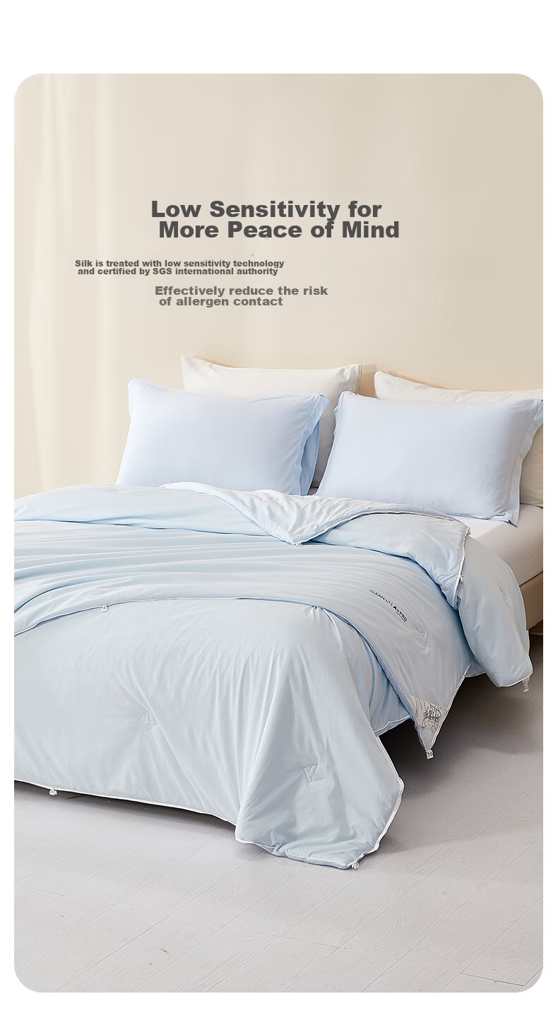 MERCURY Kids Silk Comforter, 100% Silk Duvet, Spring And Autumn Quilt, All-Season Comforter, Class A Air Conditioning Quilt, Approximately 4.8 Jin (2.4 Kg), 200*230cm 6