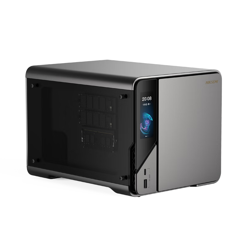 HIKSEMI Private Cloud R1, 16GB RAM, Six-Bay Network Storage Server, Home NAS Network Drive Album Backup File Sharing, Phone And Tablet Expansion Storage, Surveillance Video Recording