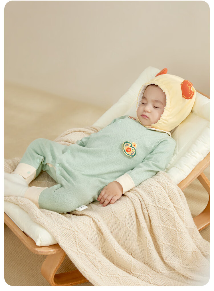 Wismorni Baby Clothes for Boys And Girls, Spring And Autumn Pure Cotton Onesie Romper, Full Moon Outfit, Sleepwear 18