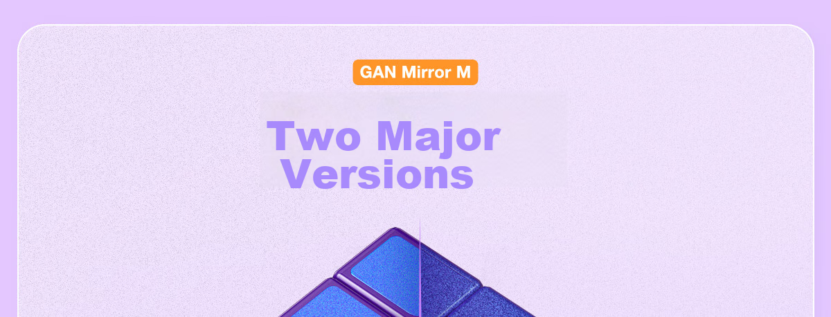 GAN Magic Cube Mirror Magnetic Children's Educational Toy, Shaped And Variable, Office Stress Relief, Holiday Gift, Purple UV Versio 20